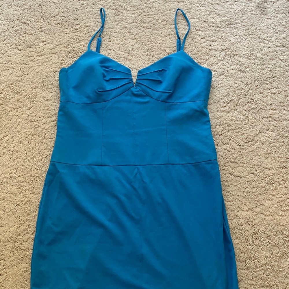 Black halo cocktail dress